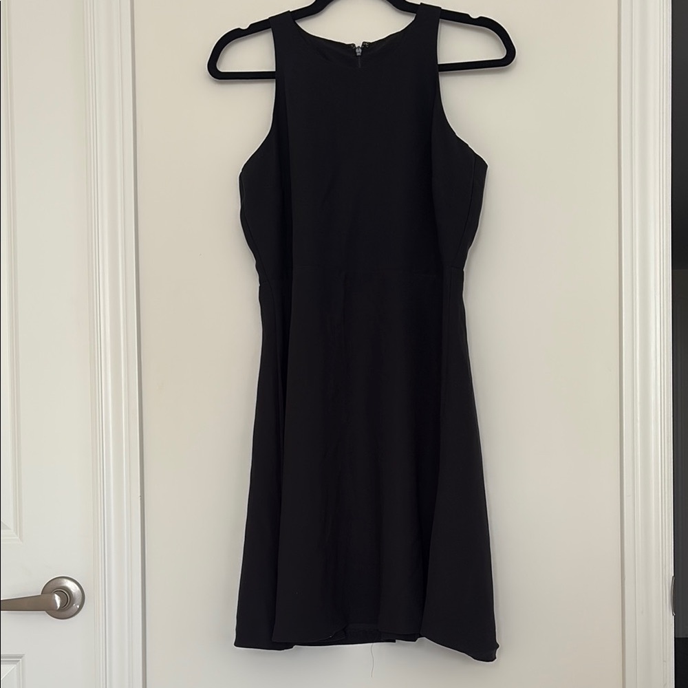 Banana Republic Black Halter Sheath Mini Dress